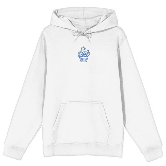 League Of Legends Arcane Caitlyn Adult White Long Sleeve Hooded Sweatshirt-XXL