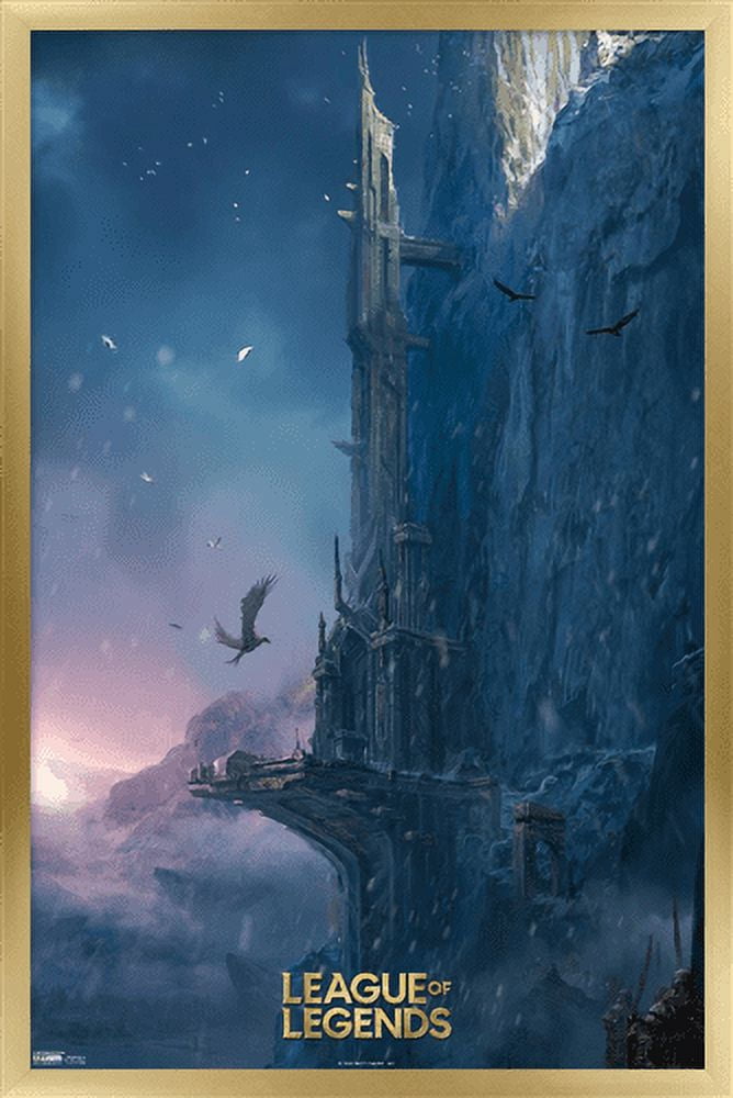 League of Legends - Howling Abyss Wall Poster, 14.725" x 22.375", Framed