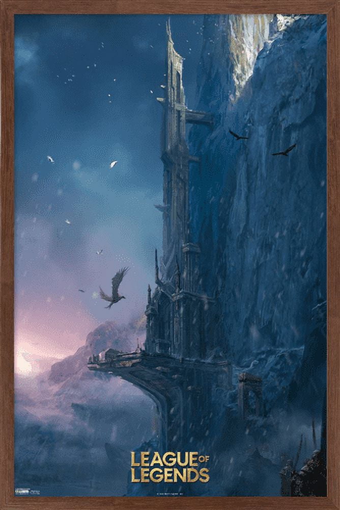League of Legends - Howling Abyss Wall Poster, 14.725" x 22.375", Framed
