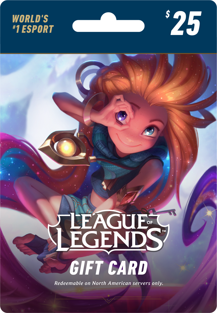 League of Legends Riot Points $25 Gift Card ? 3500 Riot Points