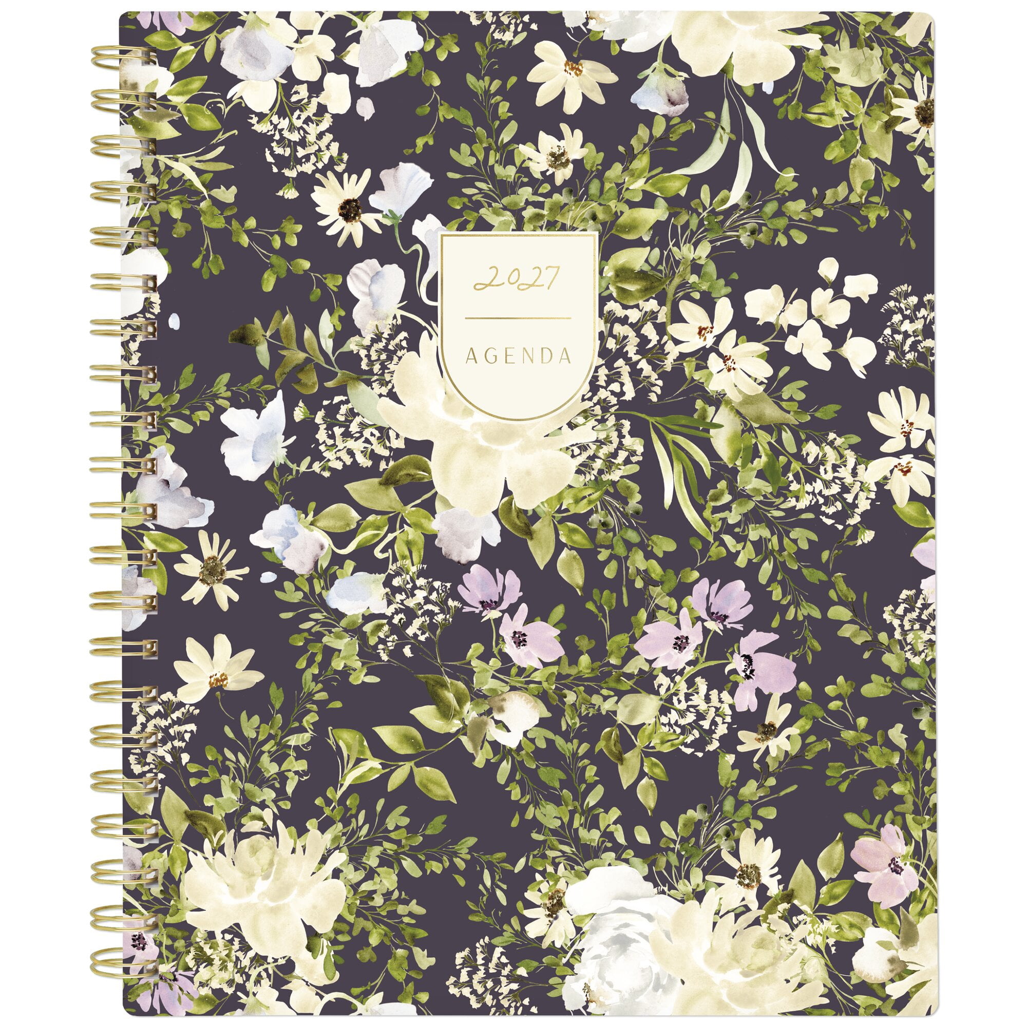 Leah Bisch for Mead Cambridge 2027 Weekly Monthly Planner Peony Garden Large 8