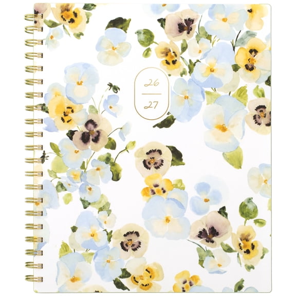 Leah Bisch for Mead Cambridge Academic 2026-2027 Weekly Monthly Planner Pansy