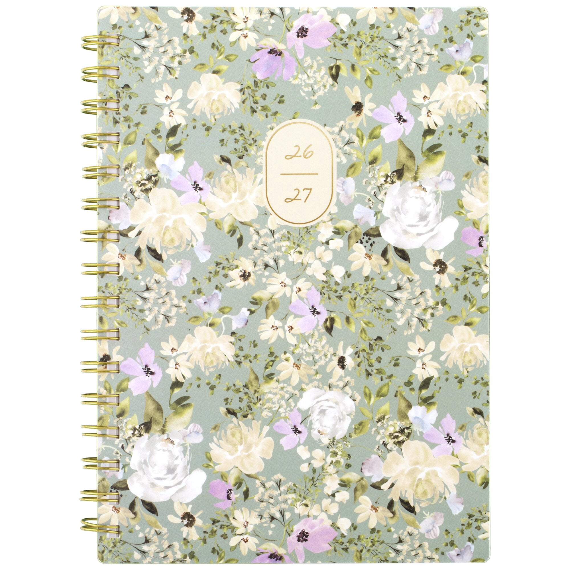 Leah Bisch for Mead Cambridge Academic 2026-2027 Weekly Monthly Planner Peony