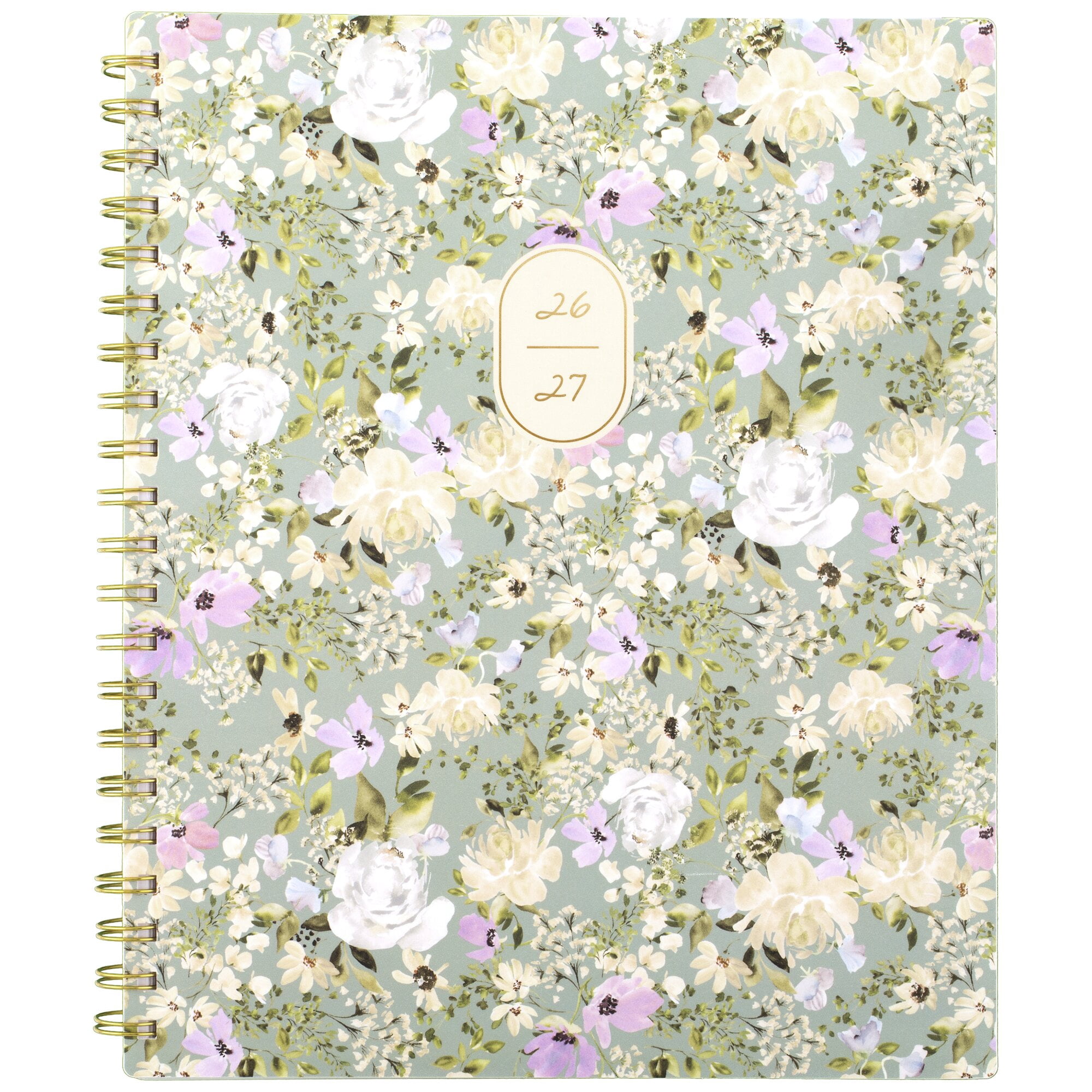Leah Bisch for Mead Cambridge Academic 2026-2027 Weekly Monthly Planner Peony