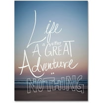 Trademark Fine Art Leah Flores Great Adventure Canvas Wall Art - 14x19