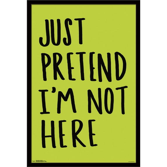 Leah Flores - Just Pretend Wall Poster, 22.375" x 34", Framed