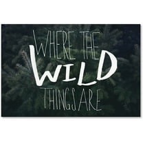 Trademark Fine Art Leah Flores Where the Wild Things Are Canvas Wall Art - 12x19