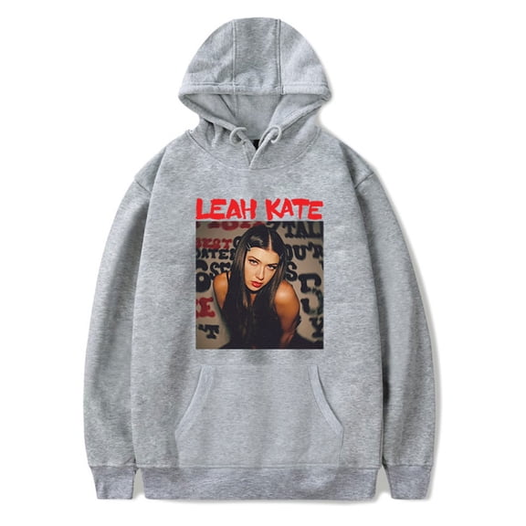 Leah Kate Tour 2024 Hoodies Casual Wear Hip Hop Sweatshirt Fashion Clothes Longsleeve