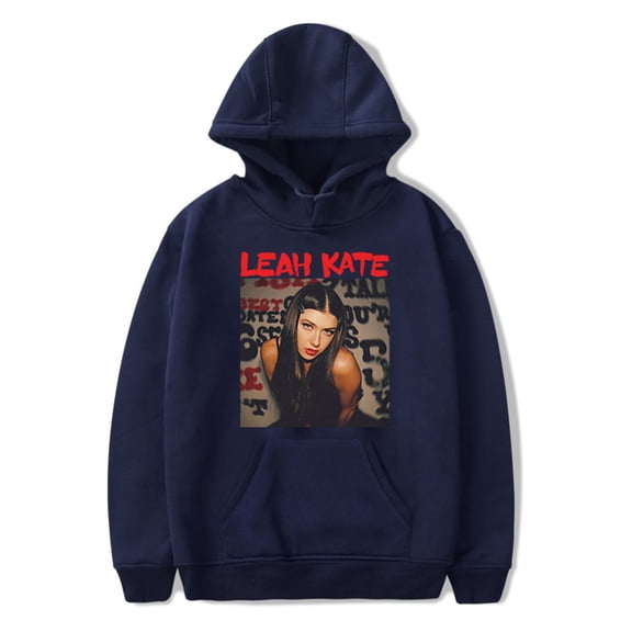 Leah Kate Tour 2024 Hoodies Casual Wear Hip Hop Sweatshirt Fashion Clothes Longsleeve