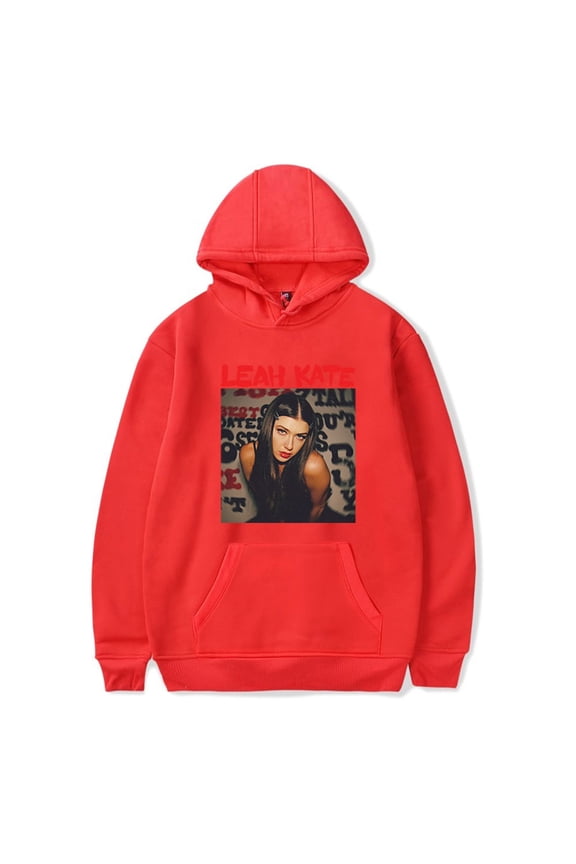 Leah Kate Tour 2024 Hoodies Casual Wear Hip Hop Sweatshirt Fashion Clothes Longsleeve