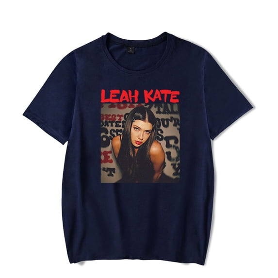 Leah Kate Tour 2024 Tshirt Hip Hop Short Sleeve Unique Crew Neck Tees Fashion Tee Shirt