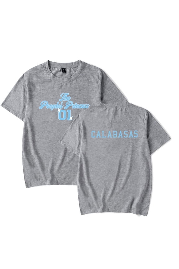 Leah Kateb People's Princess Merch Short Sleeve T-shirt Unisex Fashion Crew Neck Top