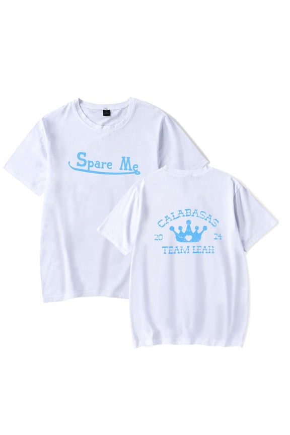 Leah Kateb Spare Me Merch Short Sleeve T-shirt Unisex Fashion Crew Neck Top