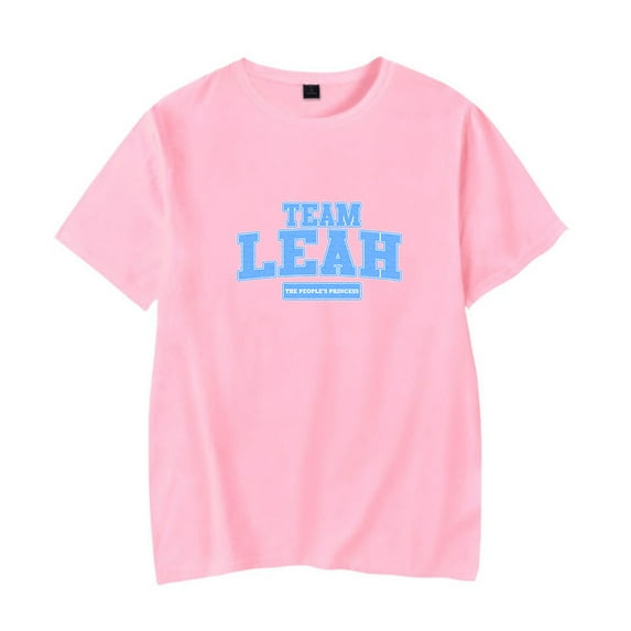 Leah Kateb Team Leah Merch Short Sleeve T-shirt Unisex Fashion Crew Neck Top
