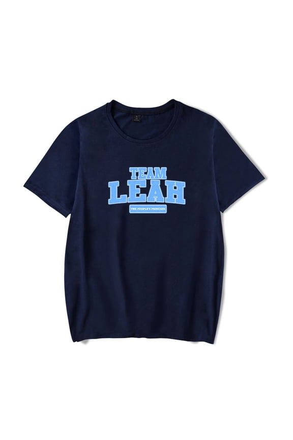 Leah Kateb Team Leah Merch Short Sleeve T-shirt Unisex Fashion Crew Neck Top
