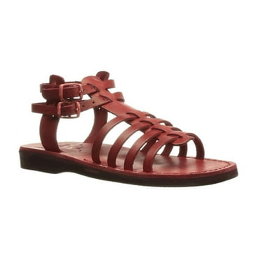 Leah - Leather Gladiator Sandal - Womens Sandals