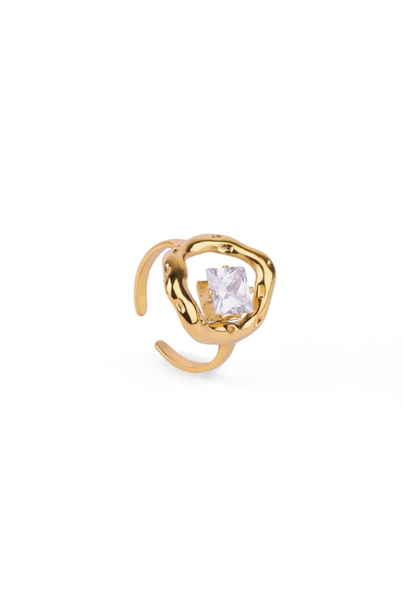 Leah Statement Adjustable Ring