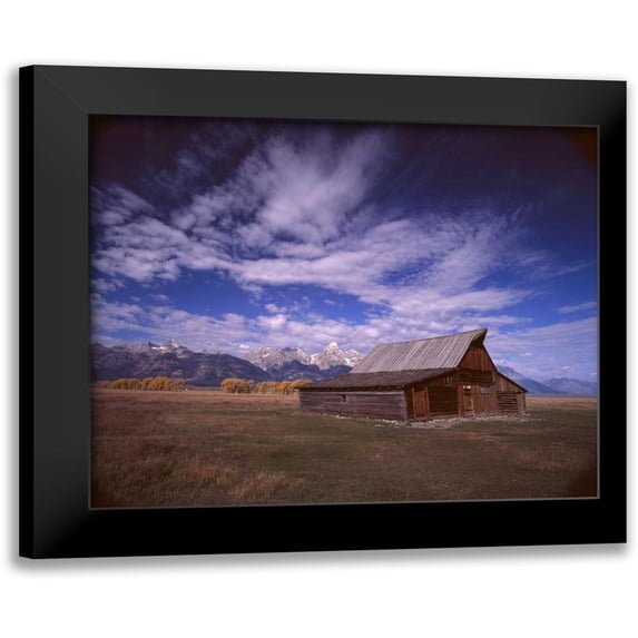 Leahy, Ike 13x12 Black Modern Framed Museum Art Print Titled - Barn Mormon Row