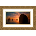 thumbnail image 1 of Leahy, Ike 14x9 Gold Ornate Wood Framed with Double Matting Museum Art Print Titled - Cannon Beach III, 1 of 4