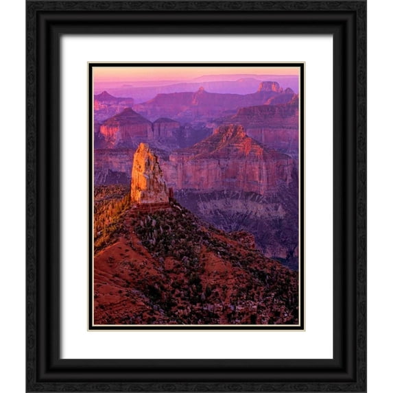 Leahy, Ike 15x18 Black Ornate Wood Framed with Double Matting Museum Art Print Titled - Mt. Hayden I