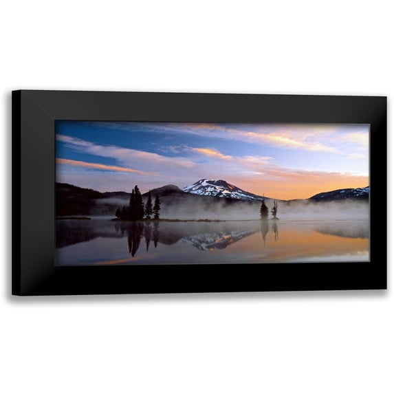 Leahy, Ike 18x11 Black Modern Framed Museum Art Print Titled - South Sister III