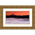 thumbnail image 1 of Leahy, Ike 18x11 Gold Ornate Wood Framed with Double Matting Museum Art Print Titled - Mt. Hood XXIV, 1 of 4