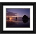thumbnail image 1 of Leahy, Ike 18x15 Black Ornate Wood Framed with Double Matting Museum Art Print Titled - Haystack Rock II, 1 of 4