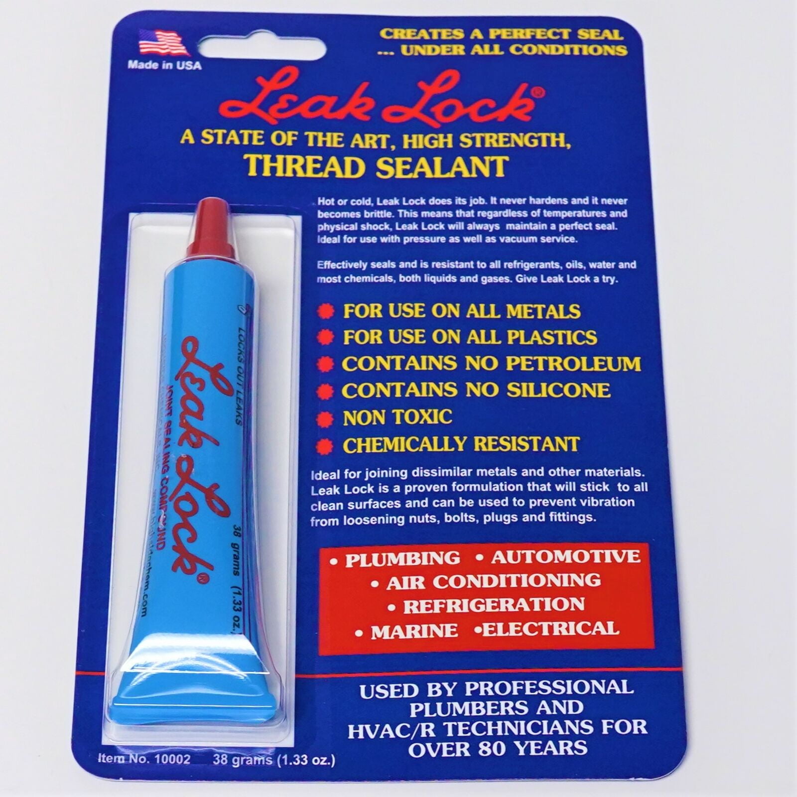 Leak Lock Joint Thread Sealing Compound Highside (HS)10002 Display Card