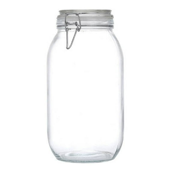 Leak Proof Airtight Latching Glass Storage Jars With Secure Lock Lids For Kitchen Pantry Organization And Food Preservation