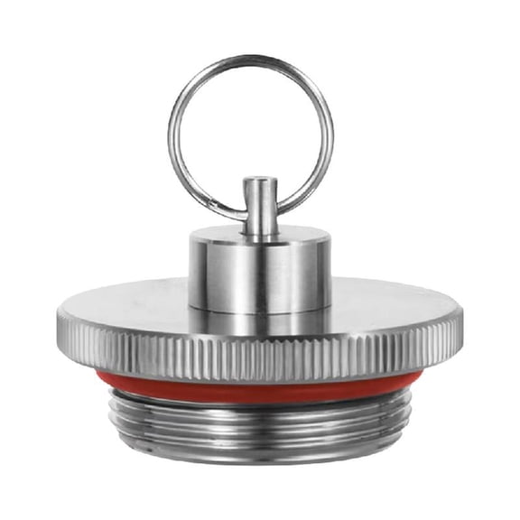 Leak Proof Beer Kegs Threaded Cover Beer Growler Lid with Pressure Relief Valves Stainless Steel Construction Closure