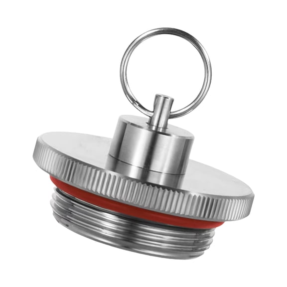 Leak Proof Beer Kegs Threaded Covers Beer Growler Lid with Pressure Relief Valves Stainless Steel Construction Closure
