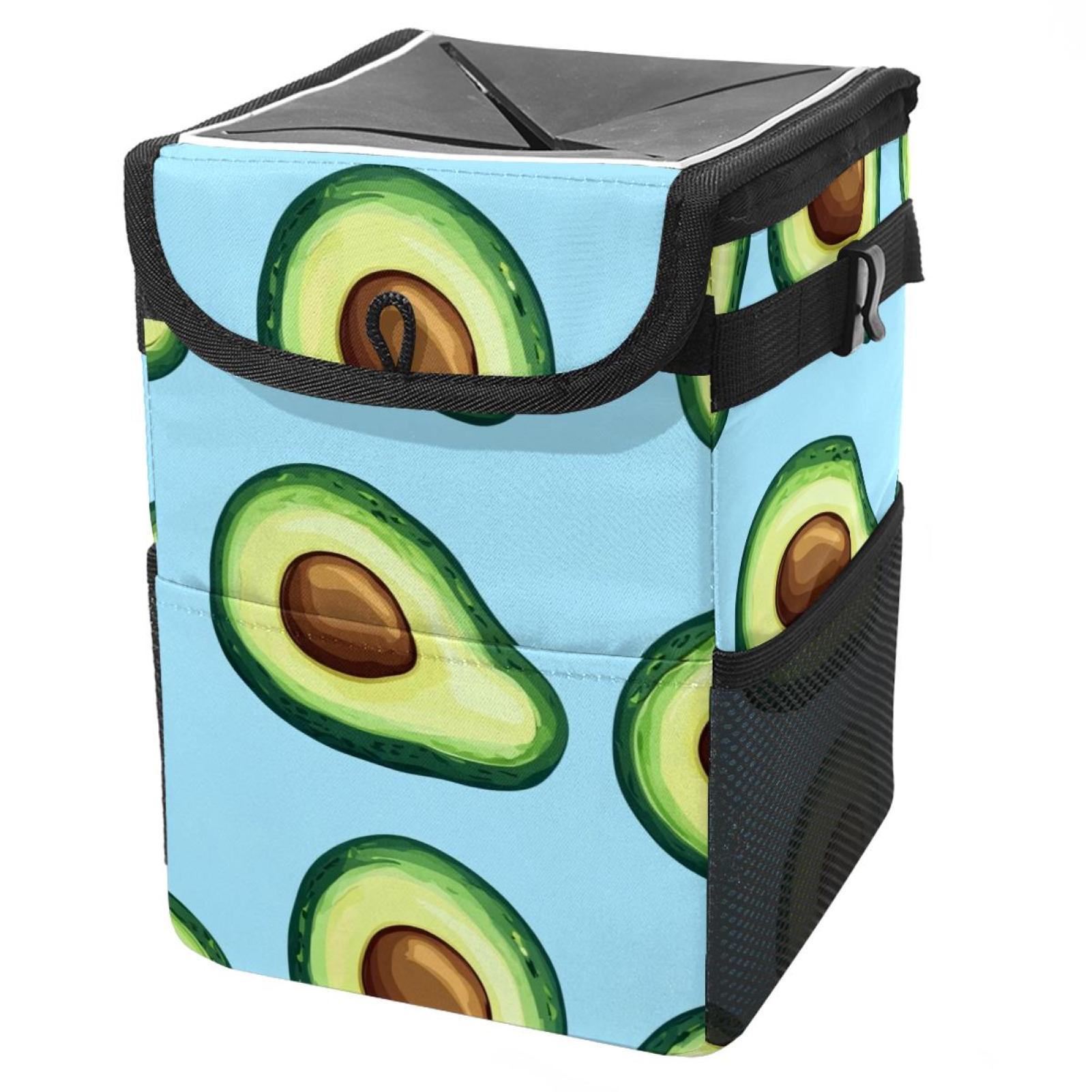 LeakProof Car Trash Can Waterproof Garbage Bag with Lid for SUV Front