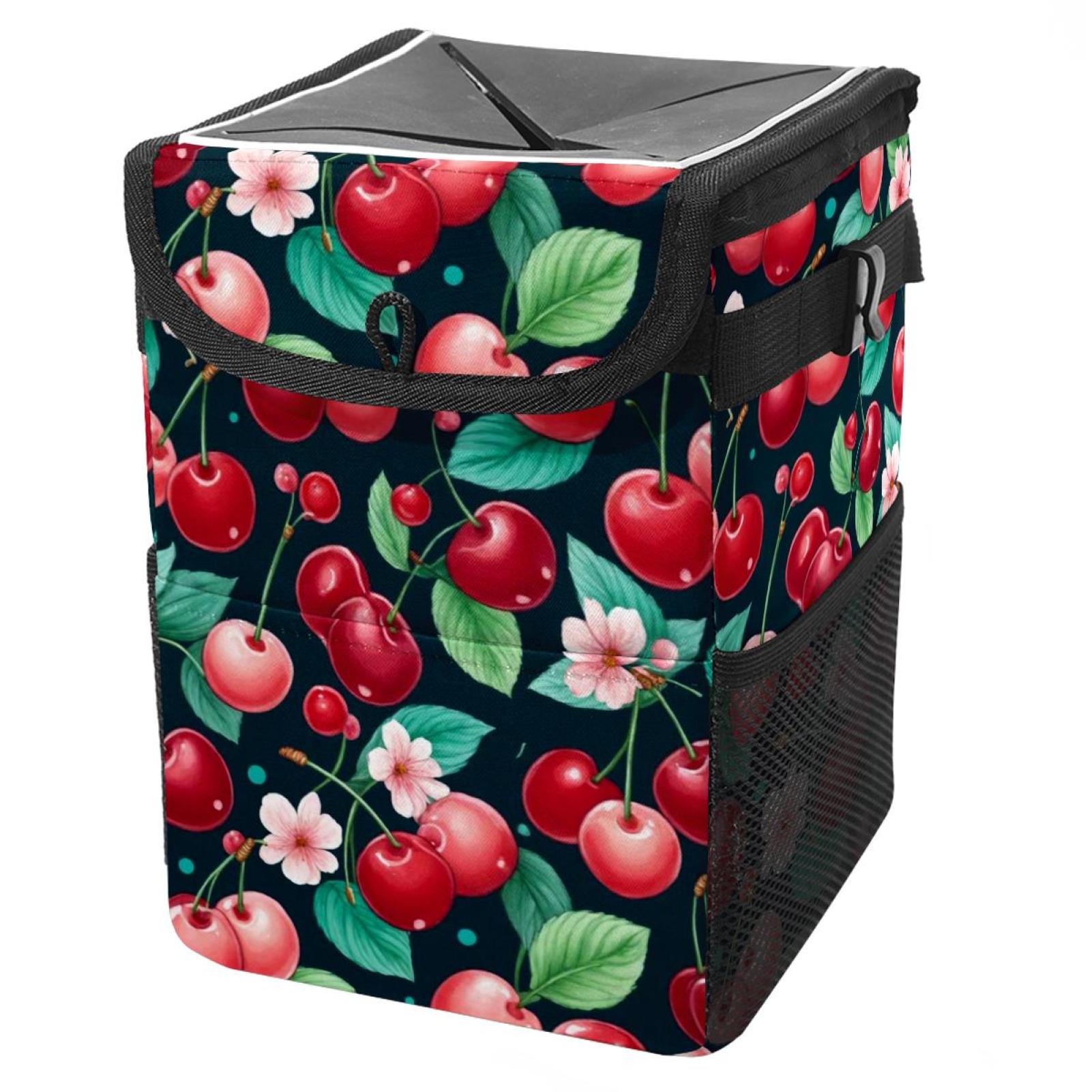 LeakProof Car Trash Can Waterproof Garbage Bag with Lid for SUV Front