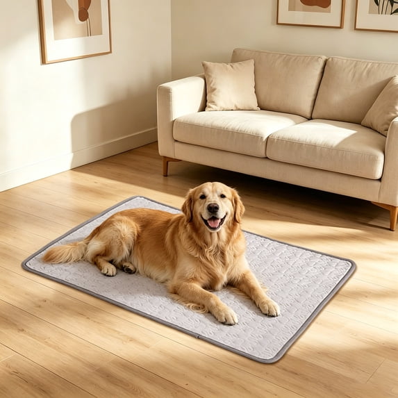 Leak Proof Cooling Blanket, Durable & Washable Dog Cooling Mat for Hot Weather, Soft Pet Throw & Couch Protector for Dogs & Cats 39.37*27.56In