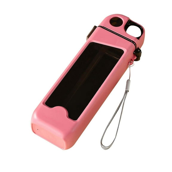 Leak-Proof Flat Water Bottle - Straw Design, Lightweight & Square Shape, for Outdoor Activities and Travel