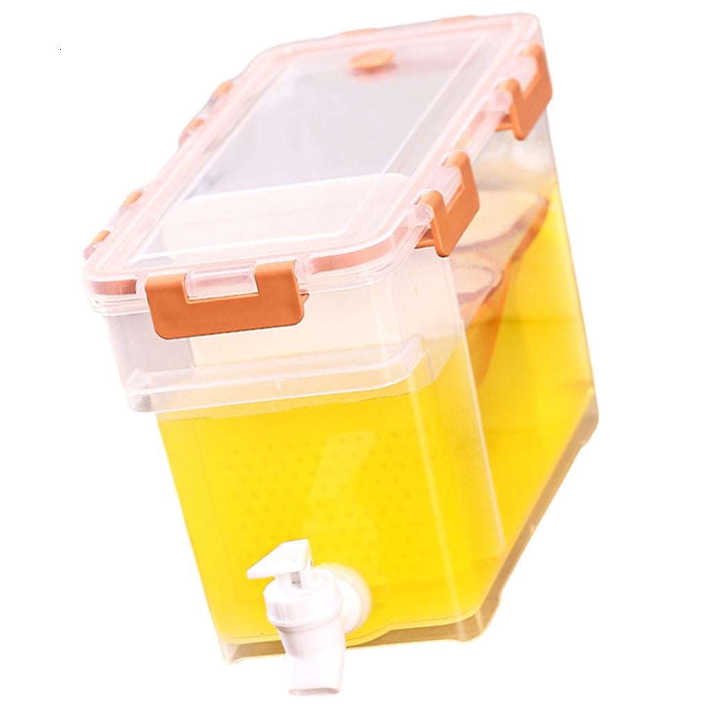 Leak Proof Fridge Dispenser Plastic Cold Beverage Container Kettle with ...