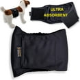 thumbnail image 1 of Leak Proof Male Dog Diapers Belly Band Wrap 4 - Layers of Absorbent Pads Washable, 1 of 6
