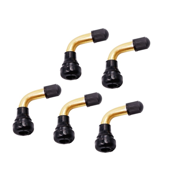 Leak Proof Motorcycle Tire Valves Stem Copper Cores With Reverse Seal Technology Bent Nozzle For TPMS And Rough Terrains