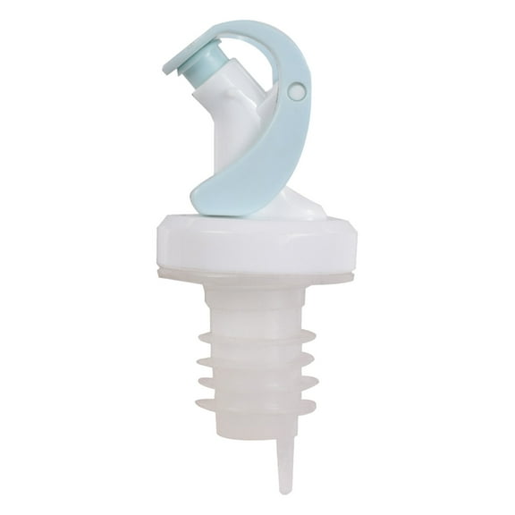 Leak Proof Oil Pour Spout Dispenser Nozzle for Olive Oil Wine Vinegar Kitchen Bottles Automatic Flip Lid Food Grade Rubber Bar Tool 8.3x3.8x3.8cm