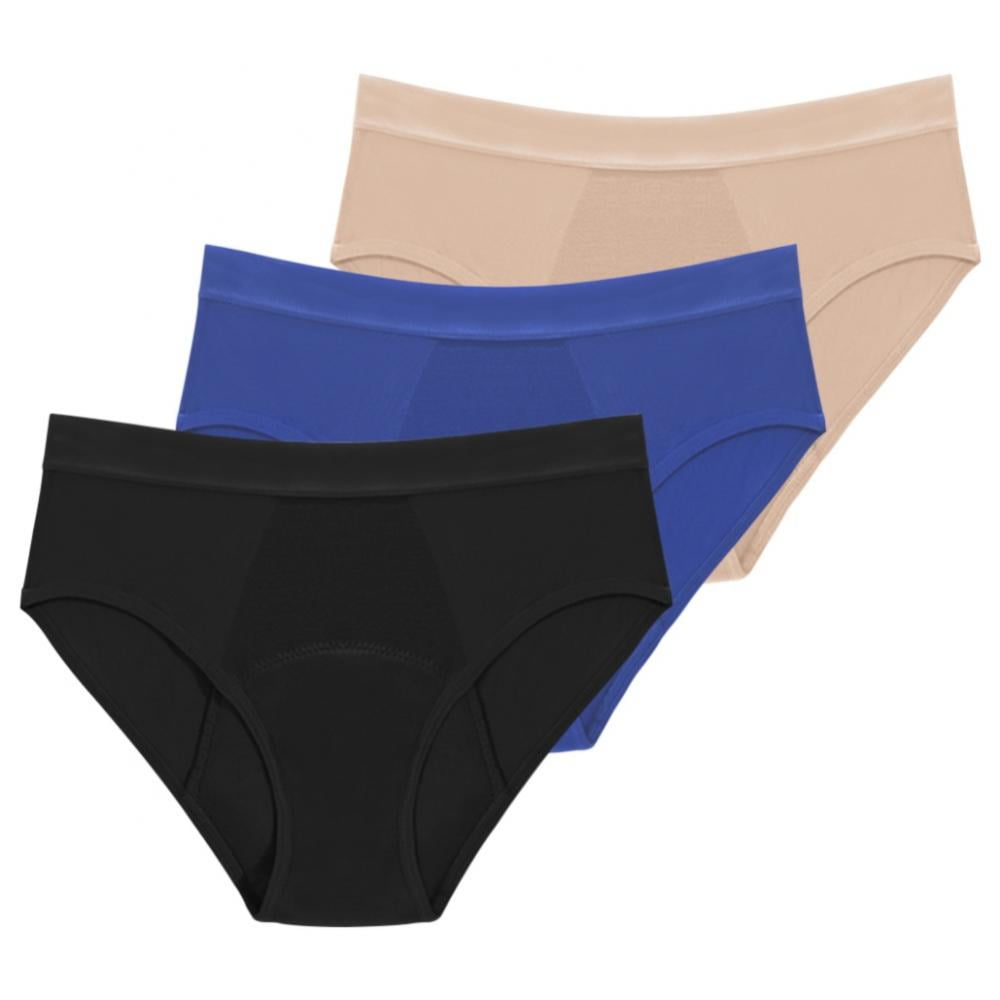  BATTEWA Incontinence Underwear for Women Washable, Leak Proof  Underwear with Lace, Panties Protective Bladder Leak Underwear High  Absorbency 120ml (2XL,2Black) : Health & Household