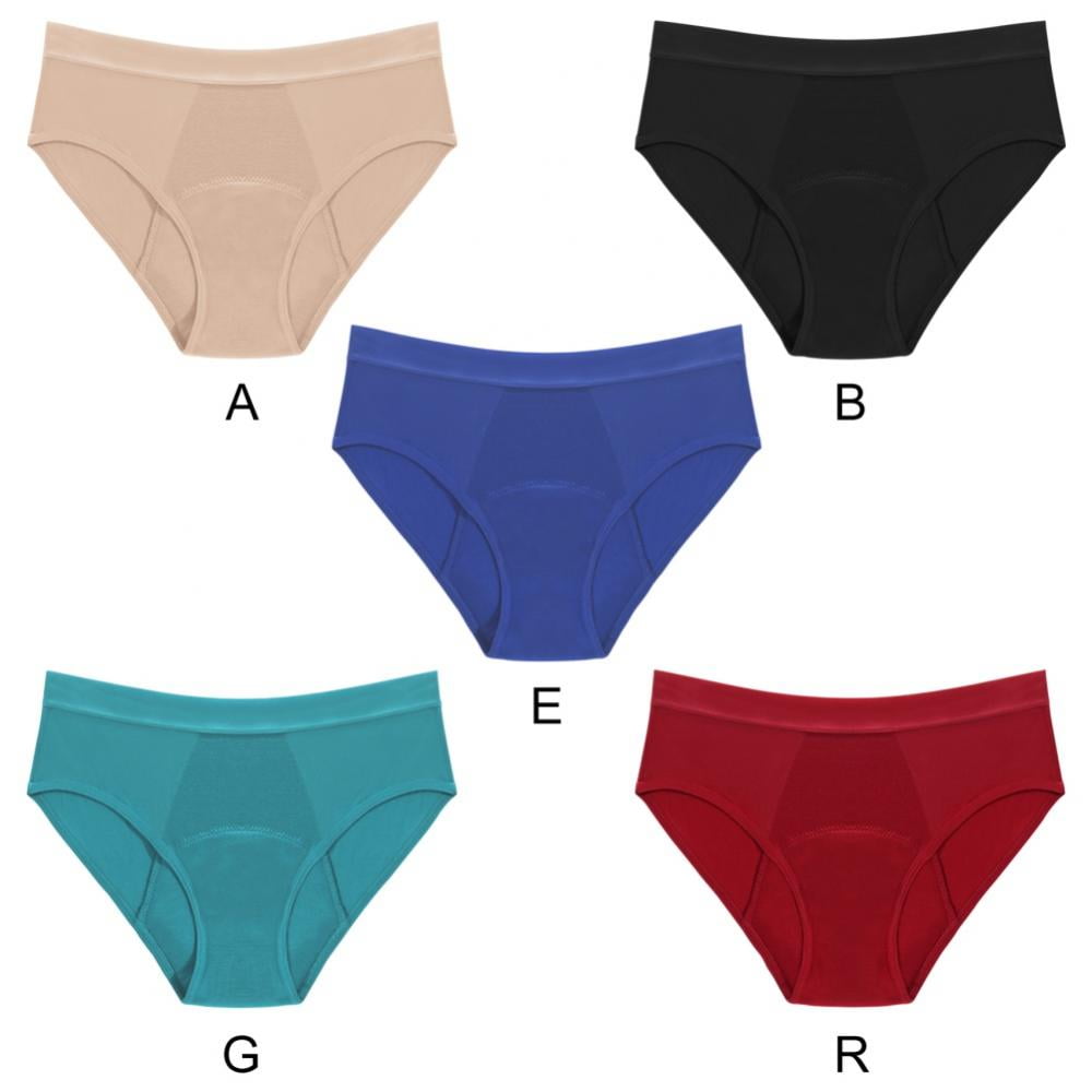 Leak Proof Panties for Women Incontinence Washable Plus Size - Breathable  Comfortable and Leak-proof Physiological Pants Plus Size S-6XL(5-Packs) 
