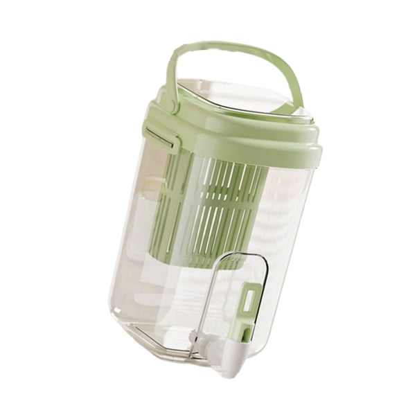 Leak Proof Plastic Cold Beverage Dispenser With Tap Refrigerator Water Pitcher Fridge Storage Cocktails Serving Kettle