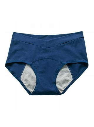 Popvcly Women Menstrual Panties Teen Girls Period Underwear 4-layer  Leak-proof Breathable Briefs, Pack of 3 