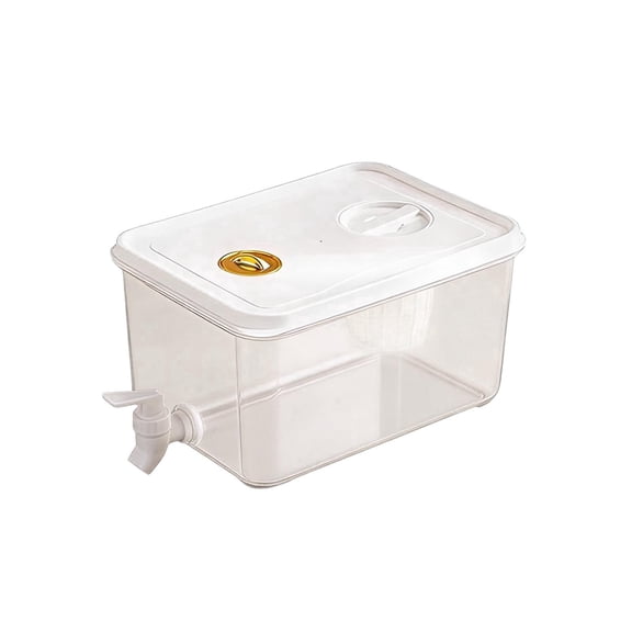 Leak Proof Refrigerator Beverage Dispenser With Secure Locking Lid And Spigot For Cold Drinks Juice Iced Small Airtight Containers Fruit Fridge Storage Containers Pantry Snack Organizer for Pantry