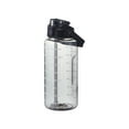 thumbnail image 1 of Leak Proof Sports Water Bottle with Handle - 2000ml Large Capacity Fitness Gym Water Container, Durable Plastic Design for Outdoor Exercise & Hydration Tracking,Black, 1 of 5