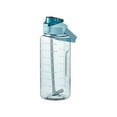 thumbnail image 1 of Leak Proof Sports Water Bottle with Handle - 2000ml Large Capacity Fitness Gym Water Container, Durable Plastic Design for Outdoor Exercise & Hydration Tracking,Green, 1 of 5