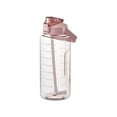 thumbnail image 1 of Leak Proof Sports Water Bottle with Handle - 2000ml Large Capacity Fitness Gym Water Container, Durable Plastic Design for Outdoor Exercise & Hydration Tracking,Pink, 1 of 5