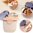 thumbnail image 1 of Leak Proof Toddler Snack Container Portable Food Storage Dispenser For Travel Outdoor Activities Baby Formula Milk Powder Sealed Non Spill Home Use, 1 of 3