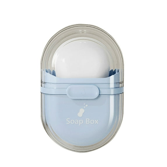 Leak-Proof Travel Soap Case with Drainage Holes and Secure Lid for Bar Soap