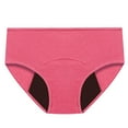thumbnail image 1 of Leak Proof Underwear for Women, Audhol Women's Plus Size Underwear Physiological Pants Cotton Pants Leggings Womens Period Underwear Hot Pink E, 1 of 7